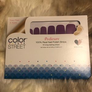 Color Street Pedicure 16 nail strips